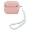Guess GUACAPLSVSPG AirPods Pro coverróżowo zielony/pink green Silicone Vintage